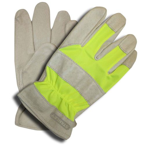 High-visibility pigskin medium driver glove xl for sale