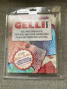 Gelli Arts Gel Printing Plate 8 x10 Inch - NEW Factory Sealed