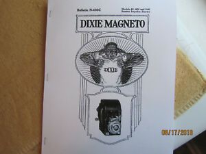 1919 Splitdorf Dixie 46 462 246 Mag Instruction/parts Manual Waterloo Tractor
