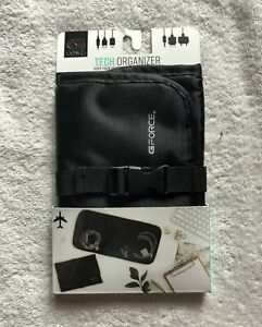 NEW GForce tech organizer pouch polyester/light weight; 2 zip &amp; one flap pocket