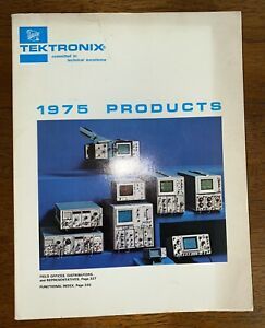 Tektronix 1975 Products Catalog Test Equipment Oscilloscopes Meters Parts