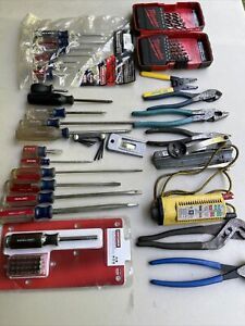 Lot of 30 Electricians Tool set New &amp; Used