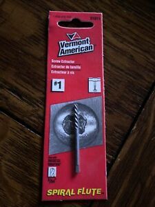 Vermont American 21811 - No. 1 Spiral Screw Extractor, Carded