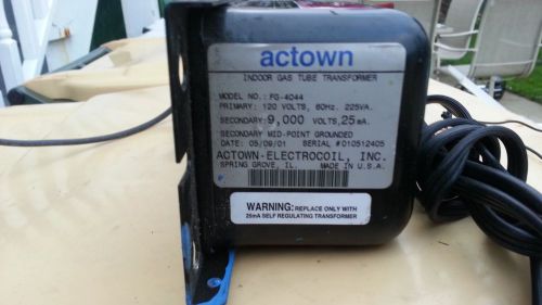 Gas tube sign transformer 120 volts Actown, FG-4044