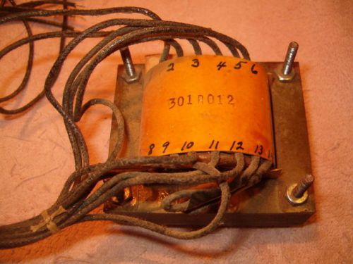 Lot of 2 power transformers have(5)  6vac secondaries isolated from each other for sale