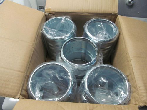 ONE LOT OF FIVE 3 1/2&#034; EMT COMPRESSION COULPINGS 35 CASES LEFT