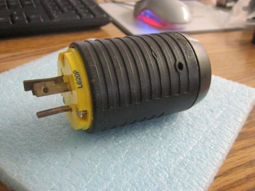 Hubbell: L620P Twist Lock  Plug.  20A, 250V, 3 Wire.  &lt;