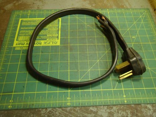 Electrical eagle 30a 125/250v 3 pole 3 wire pigtail ext cord 36&#034; used #51839 for sale