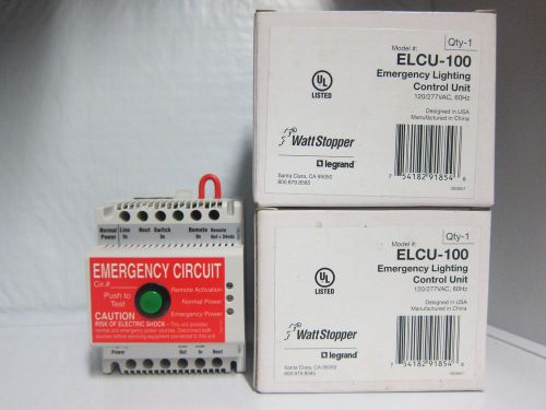 Elcu-100 by watt stopperemergency lighting control unit 120/277v free shipping for sale