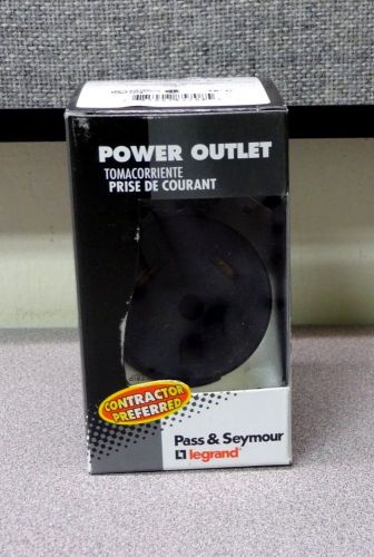 Pass &amp; seymour, trailer power outlet 30a 125vac 3-wire, 6 pack 3830-cc6 for sale