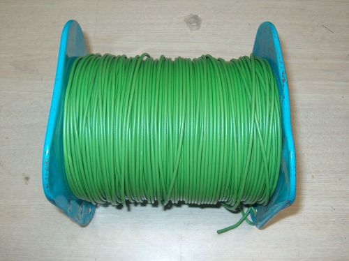 BELDEN PVC HOOK UP WIRE 8520 14 AWG APPROX. 1000FT ROLL GREEN **NEW**