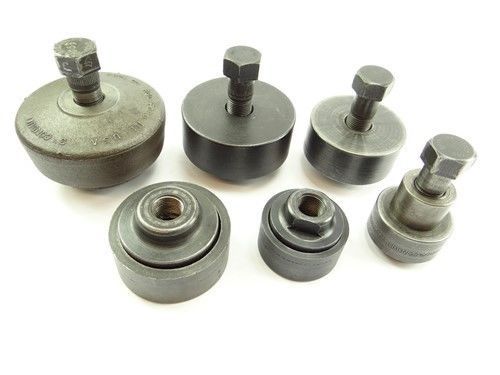 Nice lot of greenlee knockout punches &amp; dies 1-1/4&#034; 1-1/2&#034; 2&#034; 2-1/2&#034; 3&#034; for sale