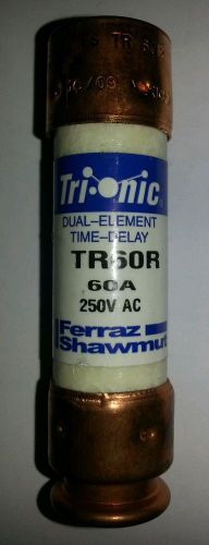 Ferraz Shawmut Tri-Onic - TR60R - Dual Element Time Delay Fuse 60A 250V AC New