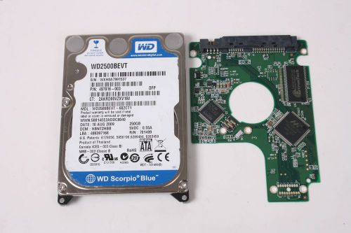 Wd wd2500bevt-60zct1 250gb 2,5 sata hard drive / pcb (circuit board) only for da for sale