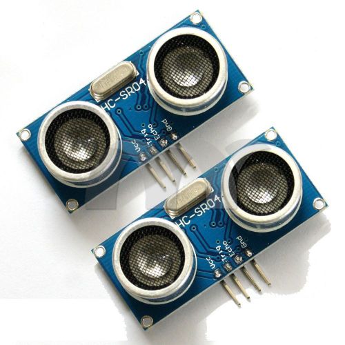 2 Pcs HC-SR04 Ultrasonic Module Distance Measuring Transducer Sensor for Arduino