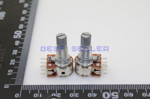 40pcs  B50K 50K ohm mini typ 6 pin Linear Taper Rotary Potentiometer Pot