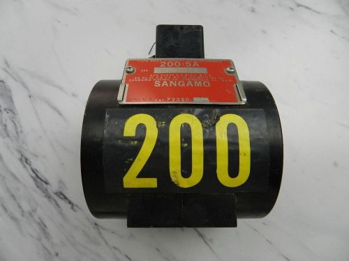 Sangamo 200:5a type b6sa current transformer class 0.3 cat 72350-004 for sale