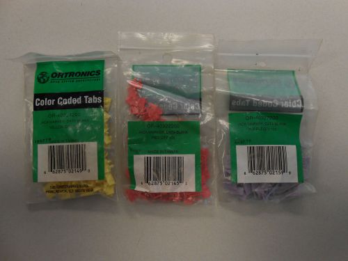 ORTRONICS JACK MARKERS 100 EACH OF RED, YELLOW, &amp; PURPLE