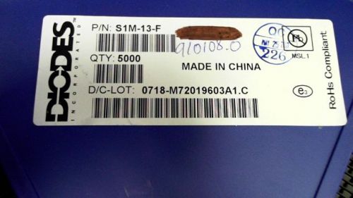 750-pcs generator purpose 1000v 1a diodes s1m-13-f 1m13 s1m13 for sale