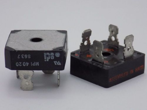 1x edi mpi4020 - 40a 200v - single phase bridge rectifier silicon diode scheme for sale