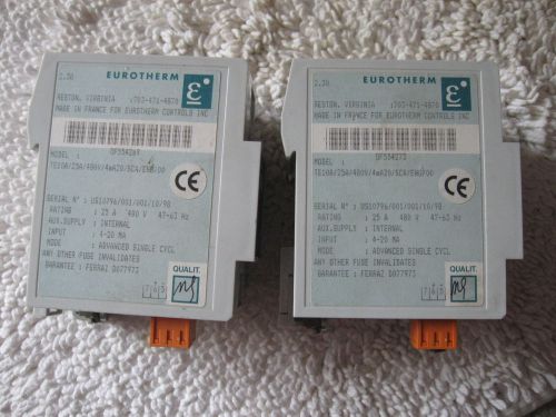 Eurotherm te10a 25a 480v 4ma20/sca/eng/00 power controller for sale