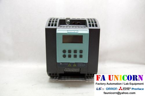 [siemens] 6sl3211-0ab21-5aa1 + controller 230v 1ph input 1.5kw tested used vfd for sale
