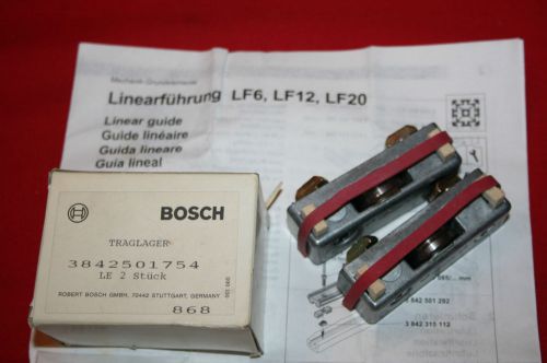New bosch linear rail guide journal bearings 3842501754 - 3 842 501 754 - bnib for sale