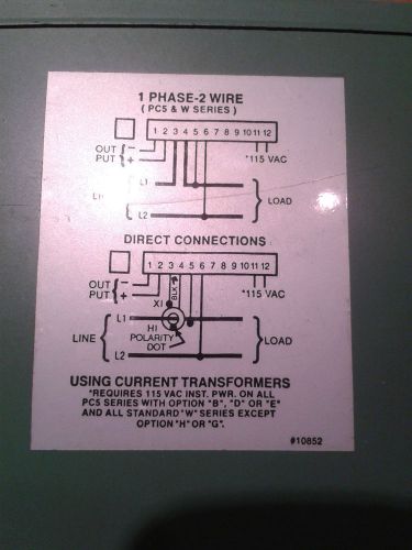 Flex core pc8-004-08e dc watt transducer new woa for sale