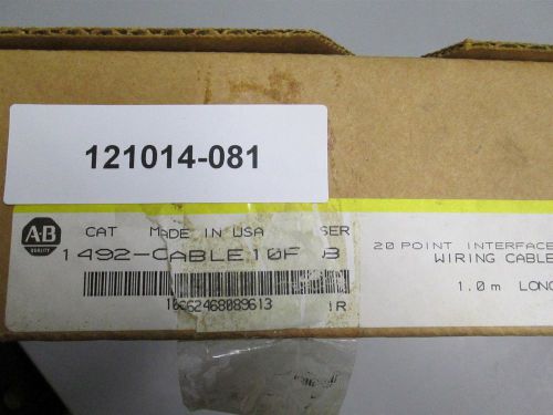 New Allen Bradley 1492-CABLE10F New Old Stock Box