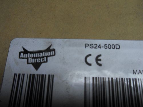 (L7) 1 NIB AUTOMATION DIRECT PS24-500D POWER SUPPLY