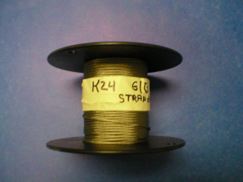 Thermocouple wire type &#034;k&#034; 24 ga. stranded gg/ss 200&#039; for sale
