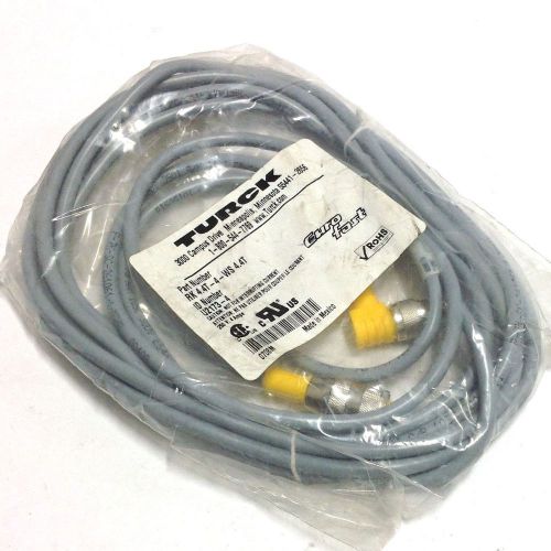 TURCK * EURO FAST CABLE ASSEMBLY NIB * RK 4.4T-4-WS 4.4T
