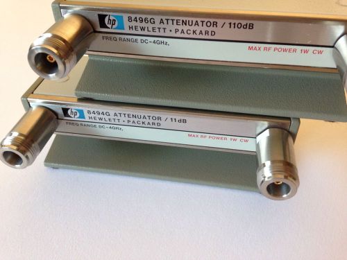 Hp/agilent 8496g programmable step attenuator, dc to 4 ghz opt 001 nos for sale