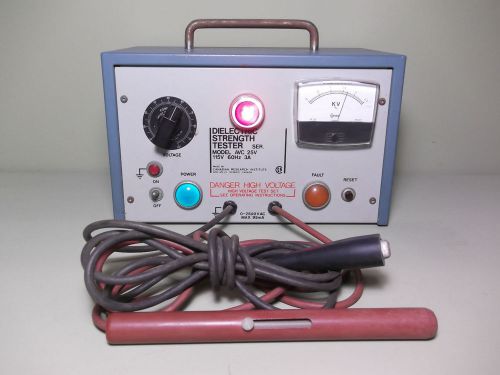 Criterion Dielectric Strength Tester Model AVC 25V 0 - 2750Vac output 120V 3A