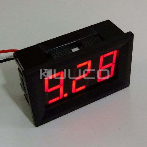 0.56&#034; Digital LED Panel Voltmeter Red Monitor DC 0-9.99V Voltage Measuring