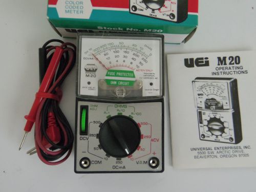 UEI M20 Multi-Tester with Leads and Battery