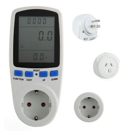 Latest UK Plug Power Energy Voltage Electricity Usage Analyzer Monitor