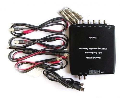 Hantek 1008C 8CH USB Scope DAQ 8CH Programmable Generator 8 Channel 2.4MSa/s car