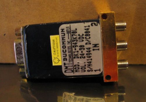 Ducommun DK1-943K70LSPDT Switch, DC-40 GHz 24VDC 2.92mm Female