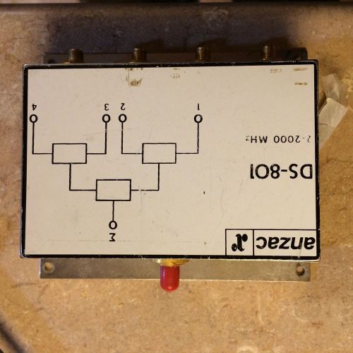 ANZAC DS801 4-way Power Splitter 2-2000MHz