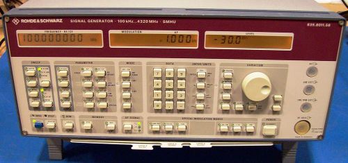 Rohde &amp; Schwarz SMHU58 Signal Generator 100 kHz-4320 MHz Used No guide Or Leads