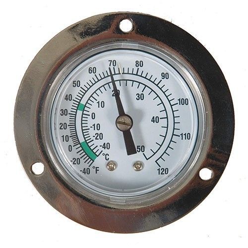 Dayton analog panel mount thermometer  -40 to 120f  (nib) (1epf1) for sale