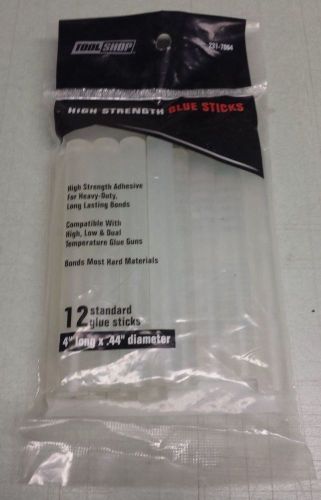 12 standard high strength glue sticks 4&#034; long x 0.44&#034; diameter new free shipping for sale