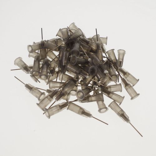 100/pk Plastic Dispenser Needle Black 0.72 mm(OD) 0.46 mm(ID)