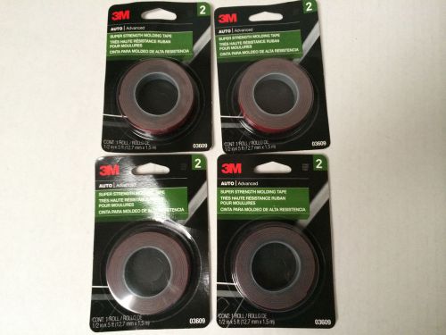 4 Rolls New 3m auto/advanced super strength molding tape