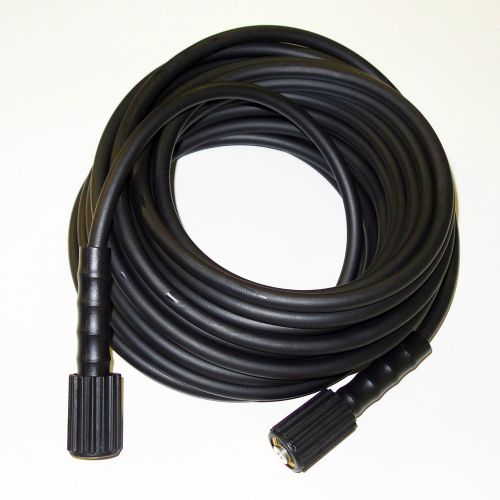 Pressure washer high pressure hose 30 feet 1/4 inches m22 end 3000 psi for sale