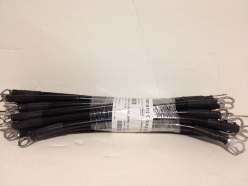 Tennant Nobles 63735 Cable 06Ga 11.0L Blk .38Ring /.38Ring LOT OF 2