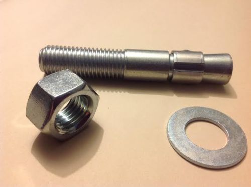 1&#034; x 6&#034; trubolt zinc plated carbon steel concrete wedge anchor - itw -  ws-10060 for sale