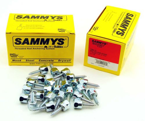 (25) Sammys 1/4-20 x 1 Threaded Rod Hanger for Wood 8002957