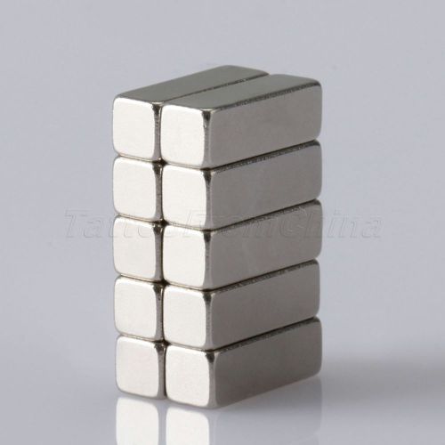 10x N35 Super Strong Block Square Rare Earth Neodymium Magnets 12mm x 4mm x 4mm